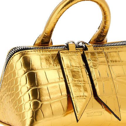 The Attico Gold Bovine Leather Handbag