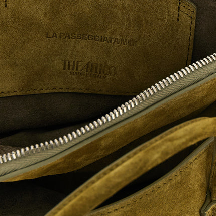 The Attico Bicolor Bovine Leather Handbag The Attico