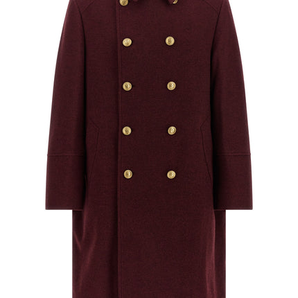 Brunello Cucinelli Bordeaux Cashmere Coat Brunello Cucinelli