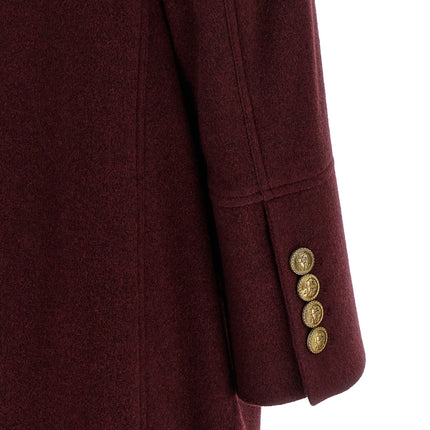 Brunello Cucinelli Bordeaux Cashmere Coat Brunello Cucinelli