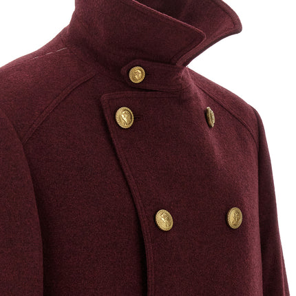 Brunello Cucinelli Bordeaux Cashmere Coat Brunello Cucinelli