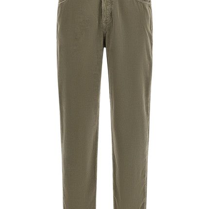 Brunello Cucinelli Bicolor Cotton Casual Pants