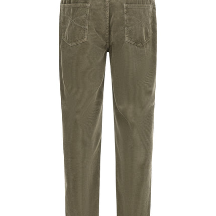 Brunello Cucinelli Bicolor Cotton Casual Pants