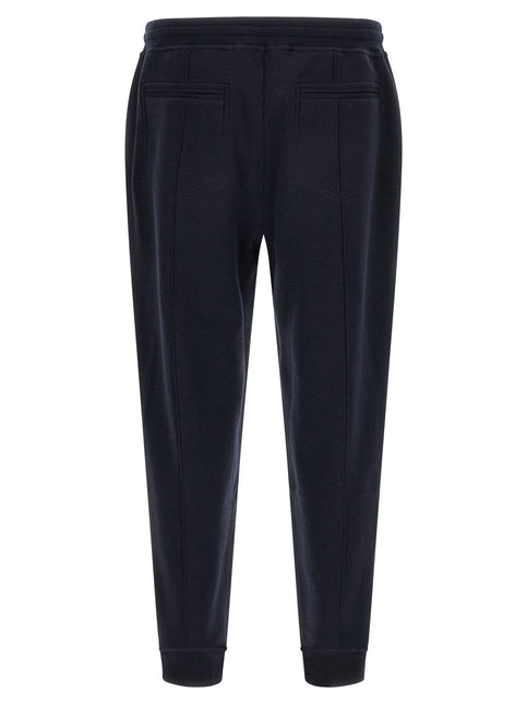 Brunello Cucinelli Blue Cotton Joggers (Workout Pants)