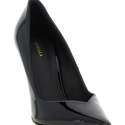 LE SILLA Black Polyethylene High Heel Pumps