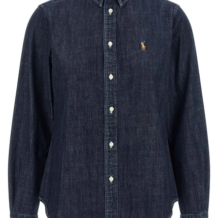 Polo Ralph Lauren Blue Cotton Blouse