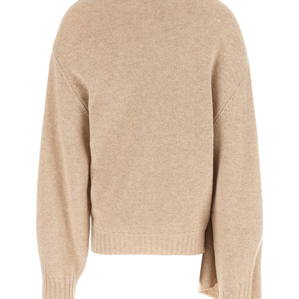 The Attico Beige Cashmere Cardigan