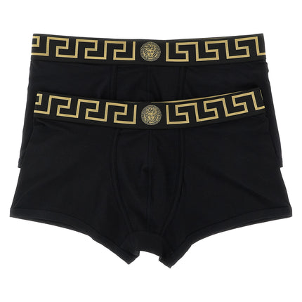 Versace Black Cotton Boxers