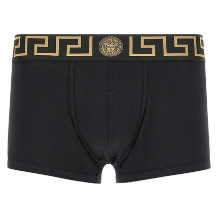 Versace Black Cotton Boxers Versace