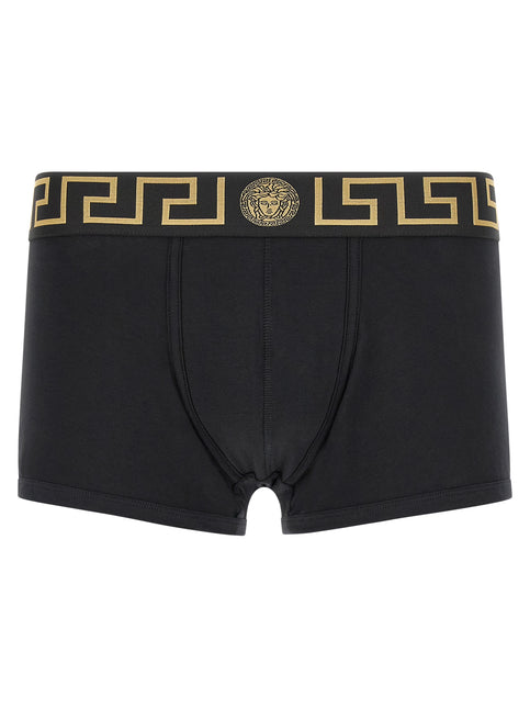 Versace Black Cotton Boxers Versace