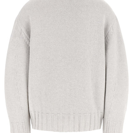 The Attico Gray Virgin Wool Cardigan The Attico