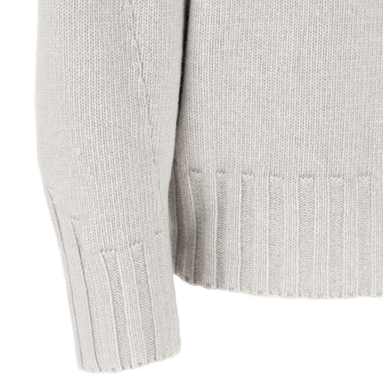 The Attico Gray Virgin Wool Cardigan The Attico