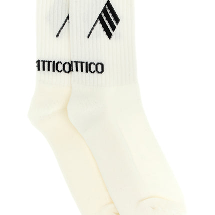The Attico Bicolor Cotton Socks