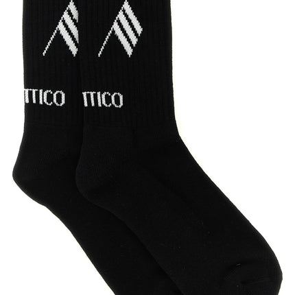 The Attico Bicolor Cotton Socks The Attico