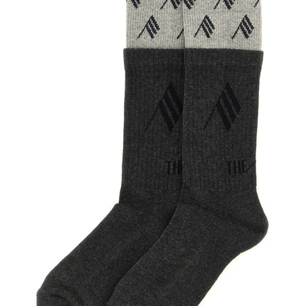 The Attico Gray Cotton Socks
