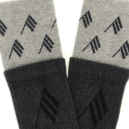 The Attico Gray Cotton Socks