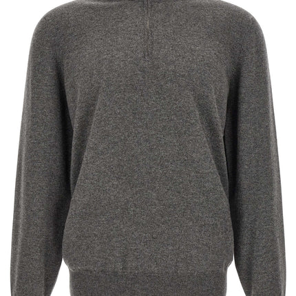 Brunello Cucinelli Gray Cashmere Cardigan