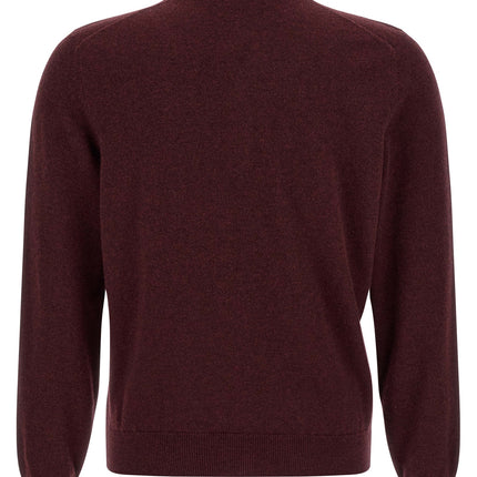 Brunello Cucinelli Bordeaux Cashmere Cardigan
