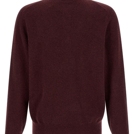 Brunello Cucinelli Bordeaux Cashmere Polo Shirt
