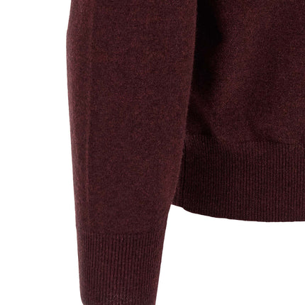 Brunello Cucinelli Bordeaux Cashmere Polo Shirt