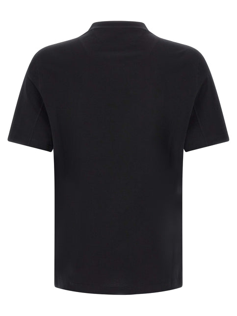 Brunello Cucinelli Black Cotton T-Shirt