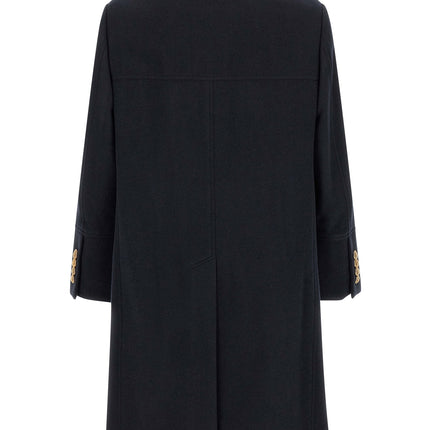 Brunello Cucinelli Blue Cashmere Coat Brunello Cucinelli