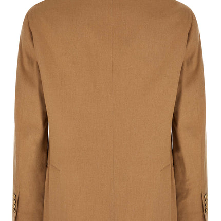 Brunello Cucinelli Beige Camel Hair  Blazer