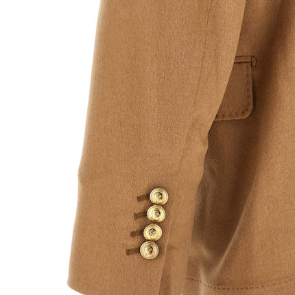 Brunello Cucinelli Beige Camel Hair  Blazer Brunello Cucinelli