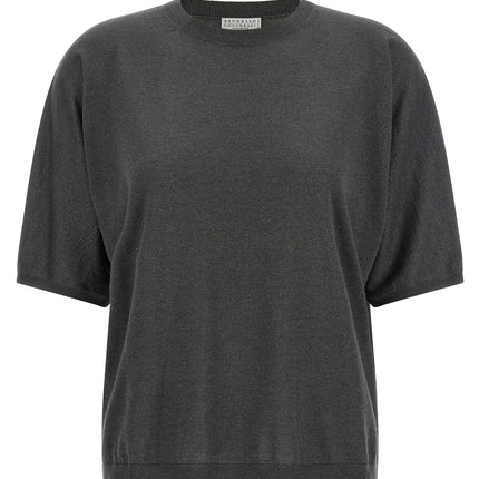 Brunello Cucinelli Gray Cashmere Cardigan