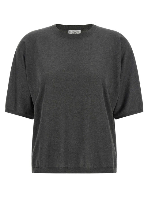 Brunello Cucinelli Gray Cashmere Cardigan