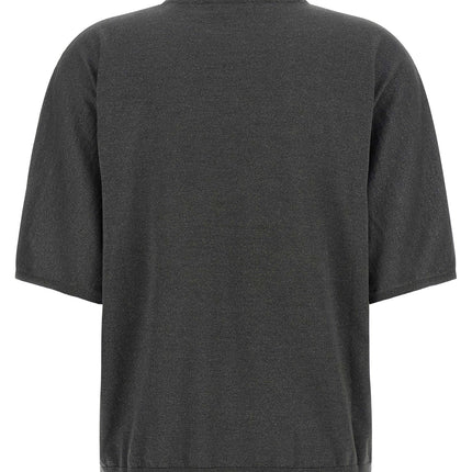 Brunello Cucinelli Gray Cashmere Cardigan