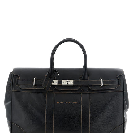 Brunello Cucinelli Black Calfskin Accessories