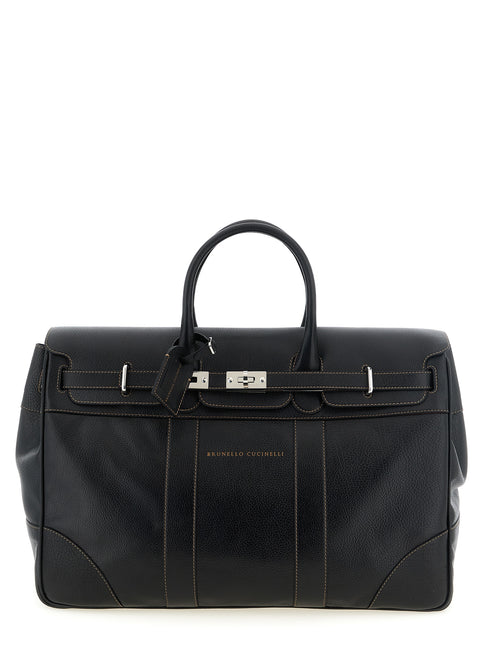 Brunello Cucinelli Black Calfskin Accessories