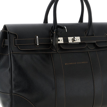 Brunello Cucinelli Black Calfskin Accessories