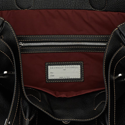 Brunello Cucinelli Black Calfskin Accessories