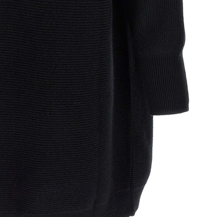 Brunello Cucinelli Black Virgin Wool Short Dress