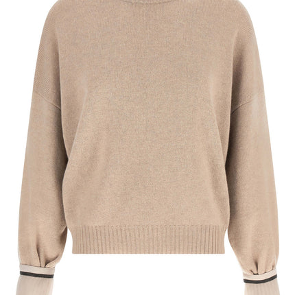 Brunello Cucinelli Beige Cashmere Cardigan