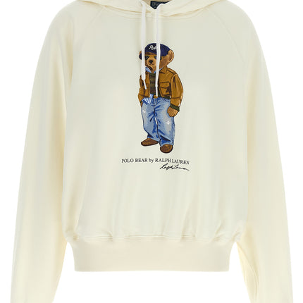 Polo Ralph Lauren White Cotton Sweatshirt