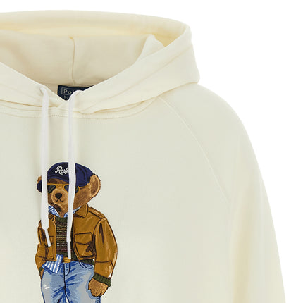Polo Ralph Lauren White Cotton Sweatshirt