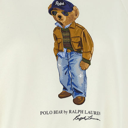 Polo Ralph Lauren White Cotton Sweatshirt