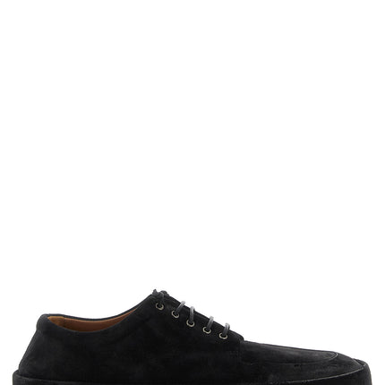 Marsell Black Calfskin Oxfords And Derbies