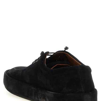 Marsell Black Calfskin Oxfords And Derbies