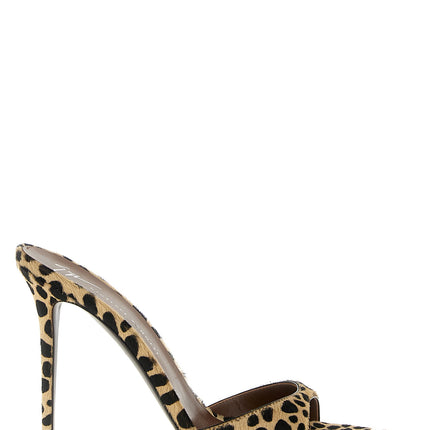 Giuseppe Zanotti Multicolor Calfskin Stiletto Heel Sandals
