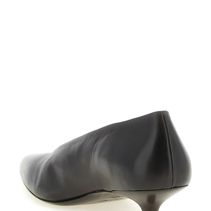 Marsell Brown Calfskin Mid Heel Pumps
