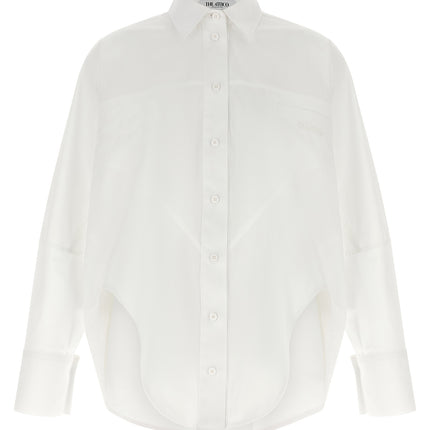 The Attico White Cotton Blouse