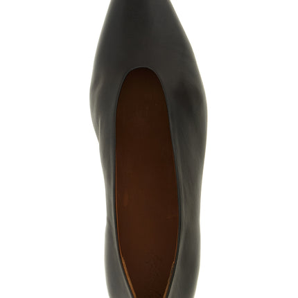 Marsell Brown Calfskin Mid Heel Pumps