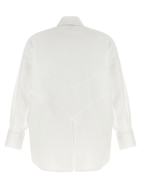 The Attico White Cotton Blouse