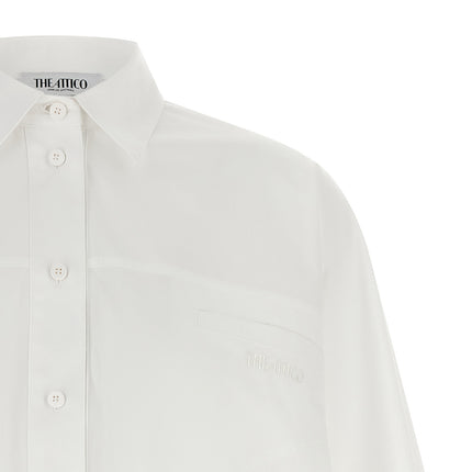 The Attico White Cotton Blouse