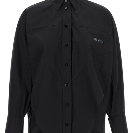 The Attico Black Cotton Blouse