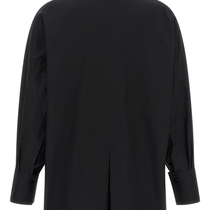 The Attico Black Cotton Blouse